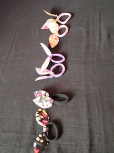 Cute Floral Hair Ties Set combo of 6