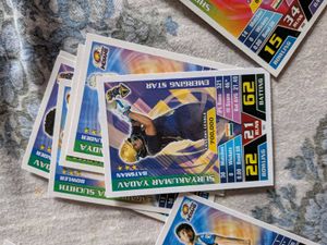 Cricket attax silver, rookie, and emerging cards