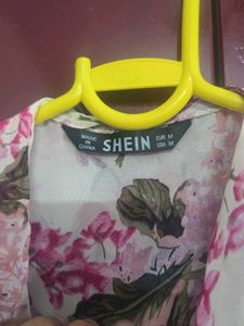 Sheer Floral Bell Sleeve Blouse