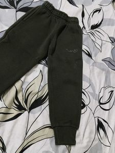 Girl Comfy Dark Green Joggers