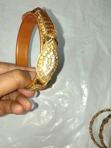 Plastic Lac /laakh Bangles Studded Stone New