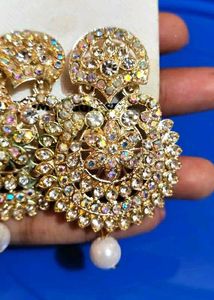 Stunning Gold Jhumka Earrings