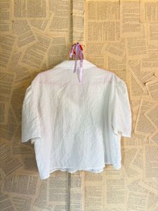 Chic Textured Puff Sleeve Top