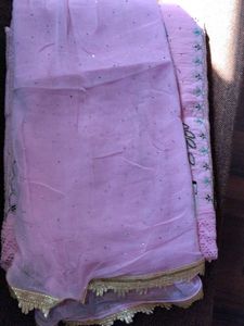 Pink Peacock Dupatta