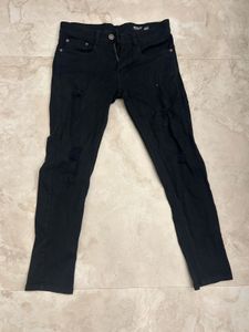 Classic Black Denim Jeans