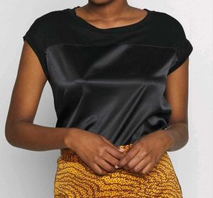 Cosmo&amp;Co. Satin Black Top