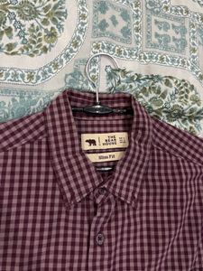 The Bear house Red Gingham Checkered Shirt