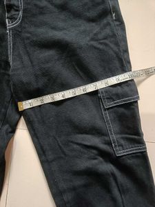 Cargo Jeans With Contrast Lining 👖