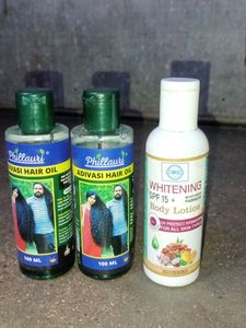 Combo Of 2 Hair Oil And Body Lotion
