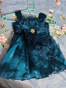 Sparkling Teal Party Dress