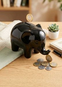 Elephant Shape Gullak Or Piggy Bank