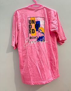 Men's Pink Graphic T-Shirt