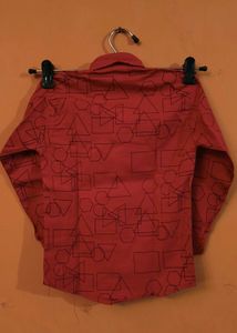 RED SHIRT WITH WHITE JEANS FOR KIDS