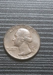 5 Antique 1974-1986 USA Washington Quarter Dollar