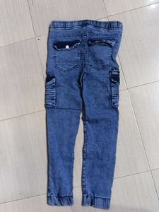 Stylish Blue Denim Cargo Pants 17 years to 20