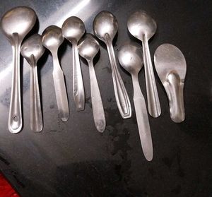 Set of Stainless Steel Spoons
