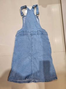 Denim Pinafore Dress