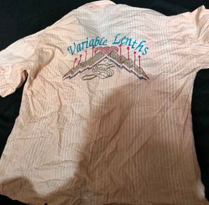 Women's Striped Button-Up Shirt