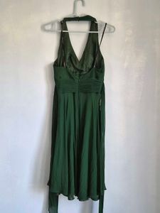 Maggy London 100% Silk Halter Neck Mini dress