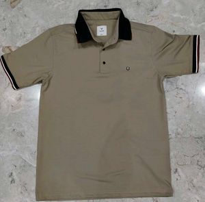 Men's Beige Polo Shirt