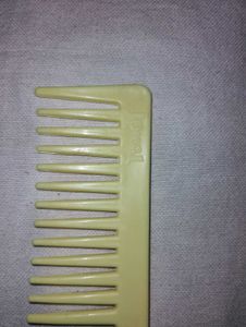 Yellow Wide Tooth Comb