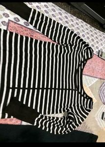 Striped Tunic Top &amp; winters Leggings Set