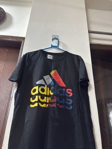 Adidas Black Graphic T-Shirt