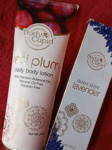Body Cupid Red Plum Lotion &amp; Lavender Mist