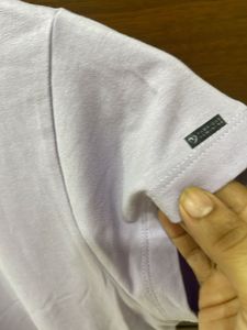 Lavender Cropped T-Shirt