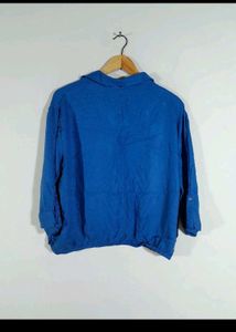 🔥Buy One Get 1 free🔥 Vibrant Blue Button-Up Top