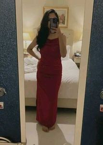 Elegant Red Maxi Dress for valentine's day