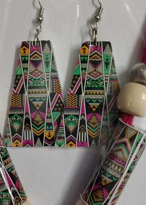 Boho Ethnic Necklace and Earring Set
