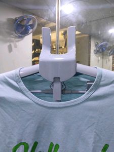 Light Blue Long Sleeve "Hallowed" Top