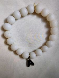 Chic Beaded Bracelet with Charm