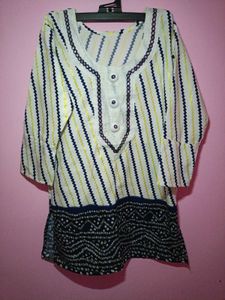 Striped Casual Kurti