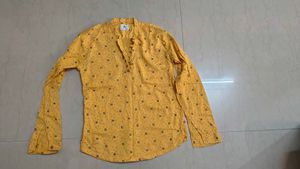 boys Yellow Printed Kurta age10-13 years