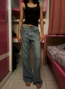 Embellished Y2KBlue Denim Jeans