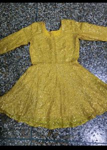 Elegant Yellow sharara Set with Dupatta