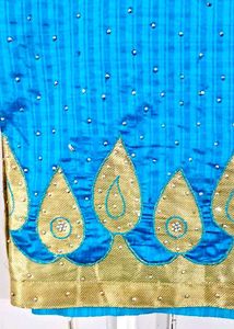 Beautiful Blue Silk Saree