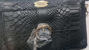 METALMASTERY Silver &amp; Gold Plated Bowl  N Sling Ba