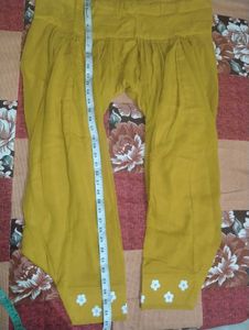 Mustard colour suit set