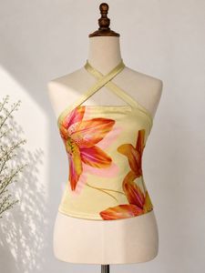 Floral Halter Neck Top