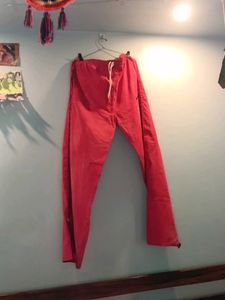 Red Ethnic Palazzo Pants