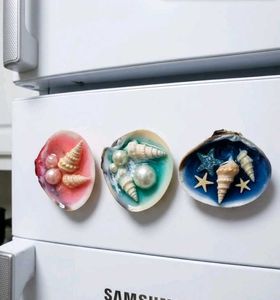 Seashell Pearl Fridge Magnet