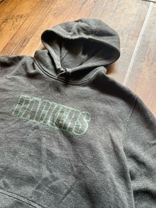 Comfortable Grey Hoodie with Bold Logo