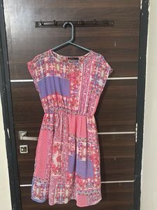 Bohemian Patchwork Mini Dress