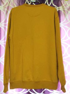 Mustard Pullover Sweatshirt
