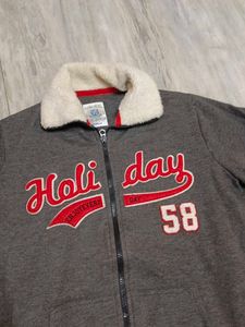 Holiday Zip-Up Jacket