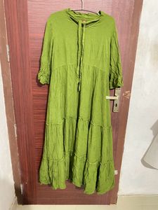 Green maxi Dress In L Size ,New One,Final Price ❤️