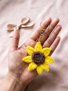 Sunflower Keychain|Hand made